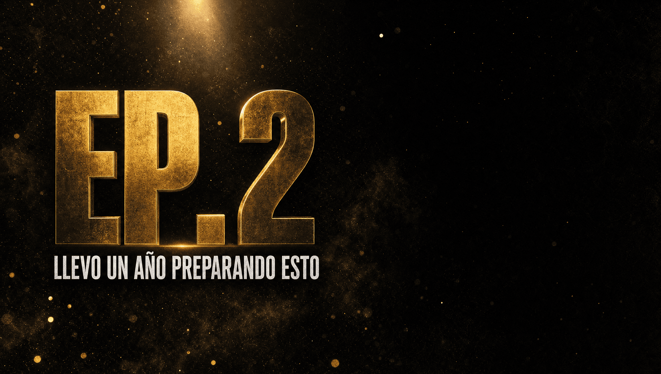 Llevo un año preparando esto. Te cuento todo